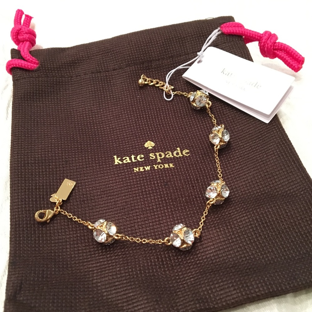 Kate Spade Marmalade Bracelet - Gold / Clear